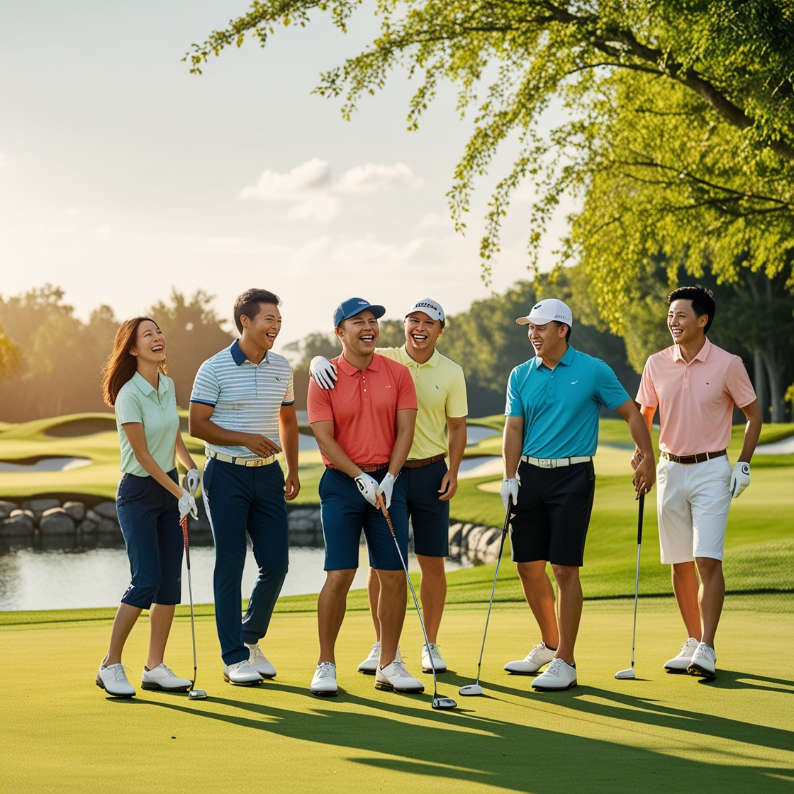 Vui vẻ cùng bạn bè và hân hoan chiến thắng với Golf