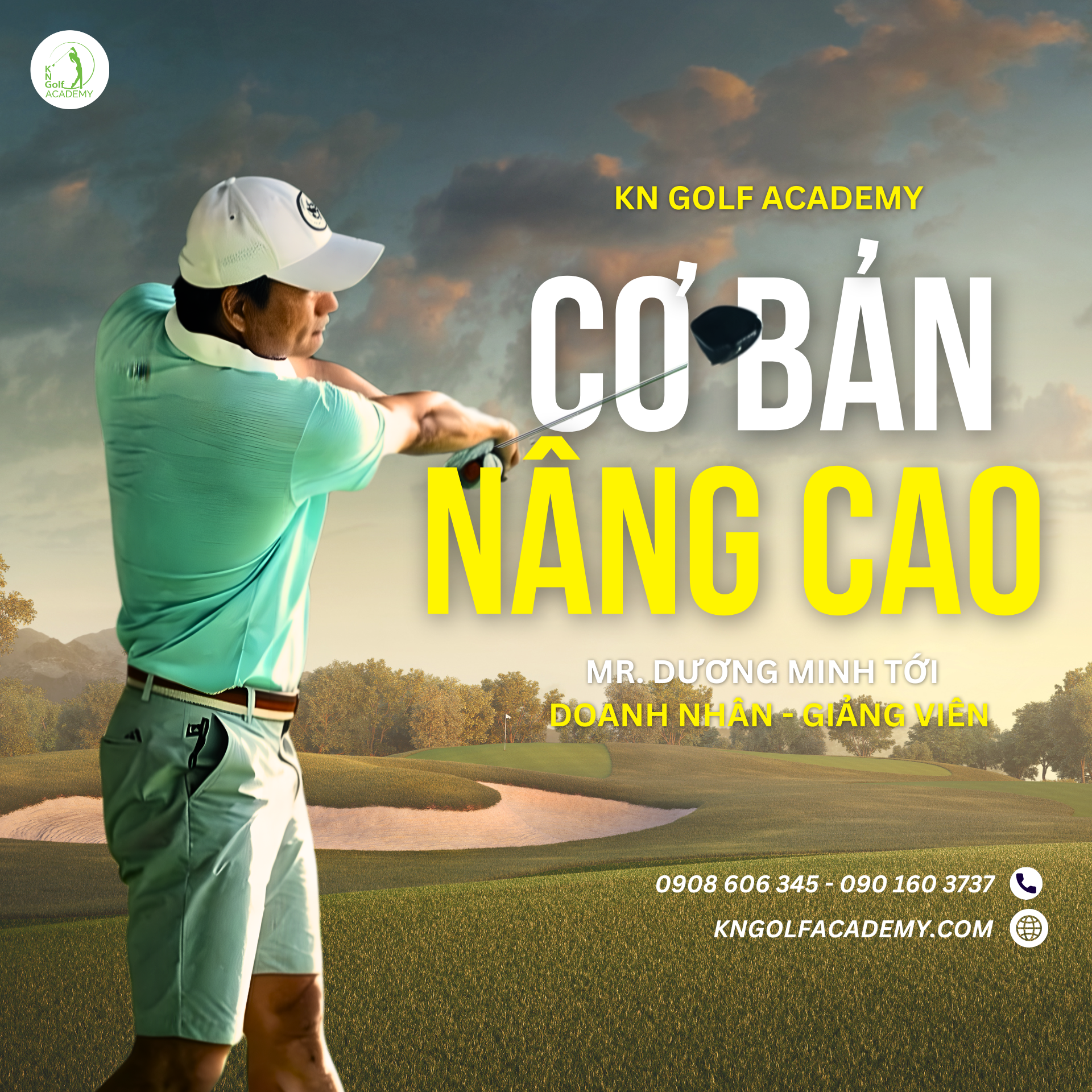 1/2 Khoá Cơ Bản – Nền Tảng Vững Chắc Để Nâng Cao Trình Độ Golf | Học Viên Minh Tới
